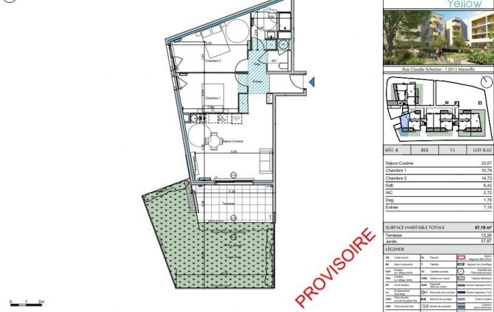 IMMOBILIERE ARTHUR - Plan de Cuques : Appartement | MARSEILLE (13013) | 67 m2 | 287 800 € 